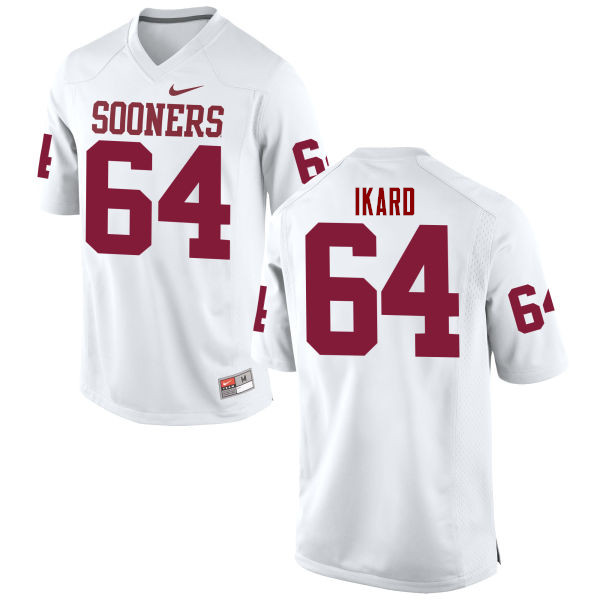 Oklahoma Sooners #64 Gabe Ikard College Football Jerseys Game-White